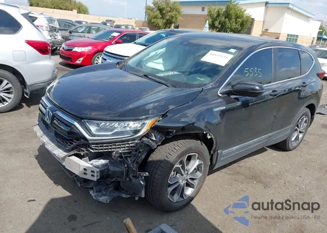 2020 Honda Cr-V Hybrid Ex из США, поврежденный, VIN 7FART6H5XLE025662